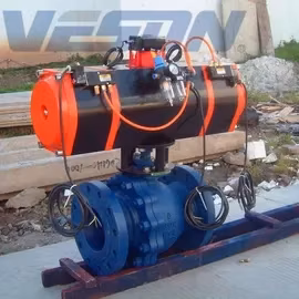 空気圧作動式ねじ込みボールバルブ 空気圧作動式